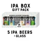 Image of Moersleutel white giftbox with 5 beers and a glass
