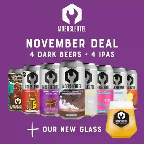 Product image for November Deal &#8211; 8 Beers + Free Tumbler Glass