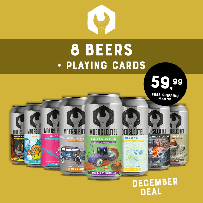 Product image for December Deal &#8211; 8 Beers + Free Playing cards