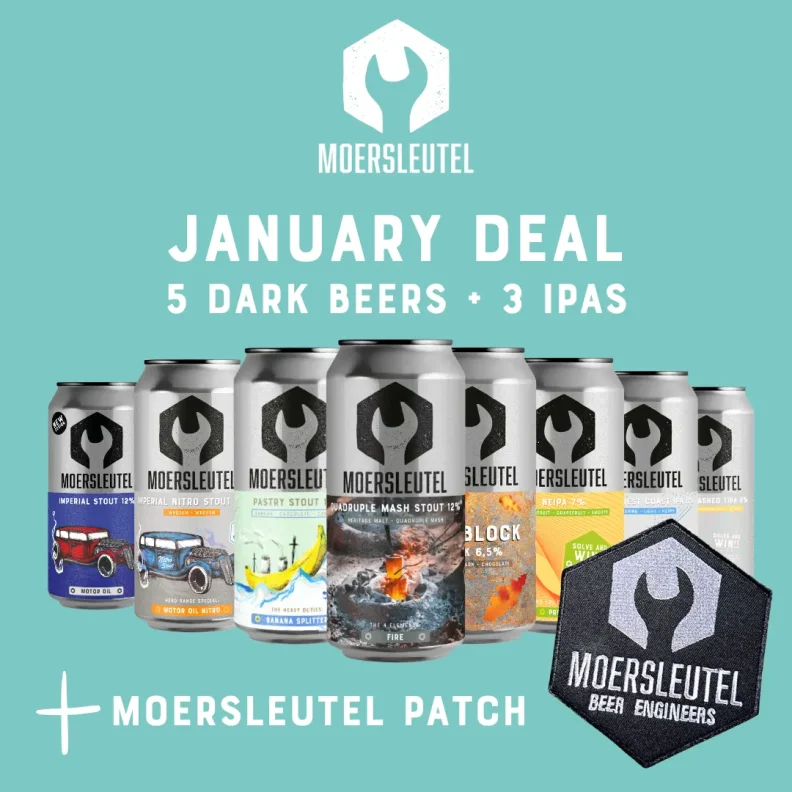 Product image for January Deal &#8211; 8 Beers + Free Patch