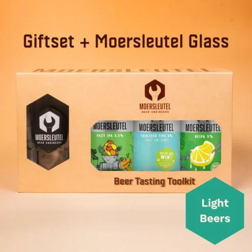 Product image for Gift Pack – 3 Light Beers + Glass
