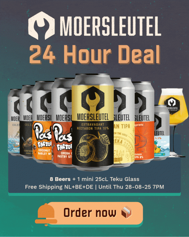 Product image for 24-Hour Deal: 8 Beers +Glass+ Free Shipping (NL/BE/DE)