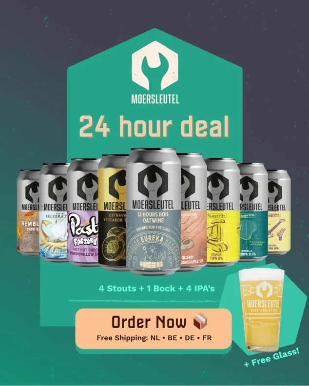 Product image for 24 Hour Deal: 9 Beers + Glass + Free Shipping (NL/BE/DE/FR)