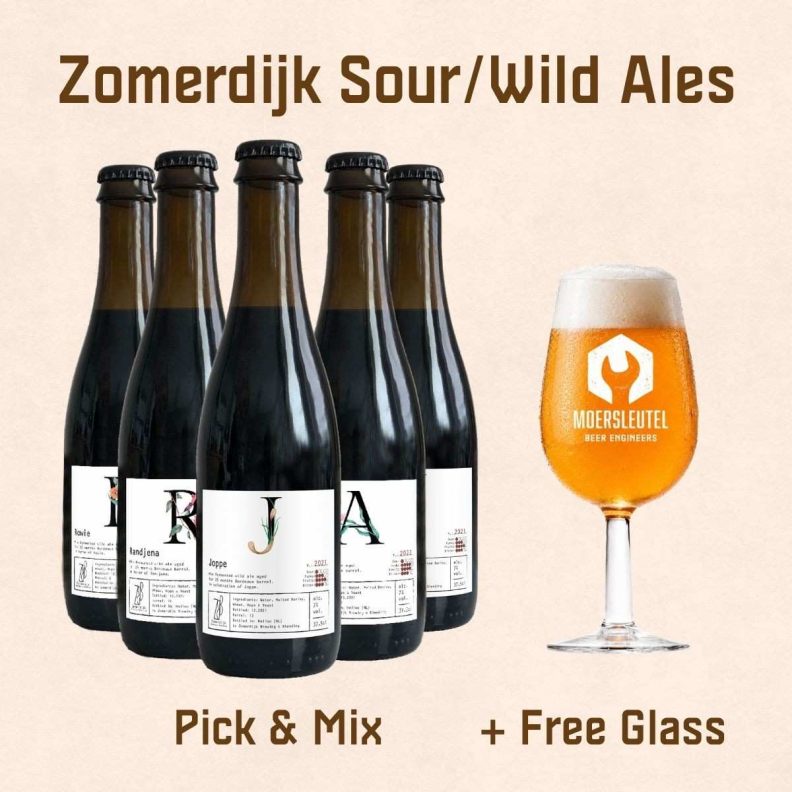 Image du produit « Zomerdijk Wild Ales Sours – Pick &amp; Mix + verre offert »