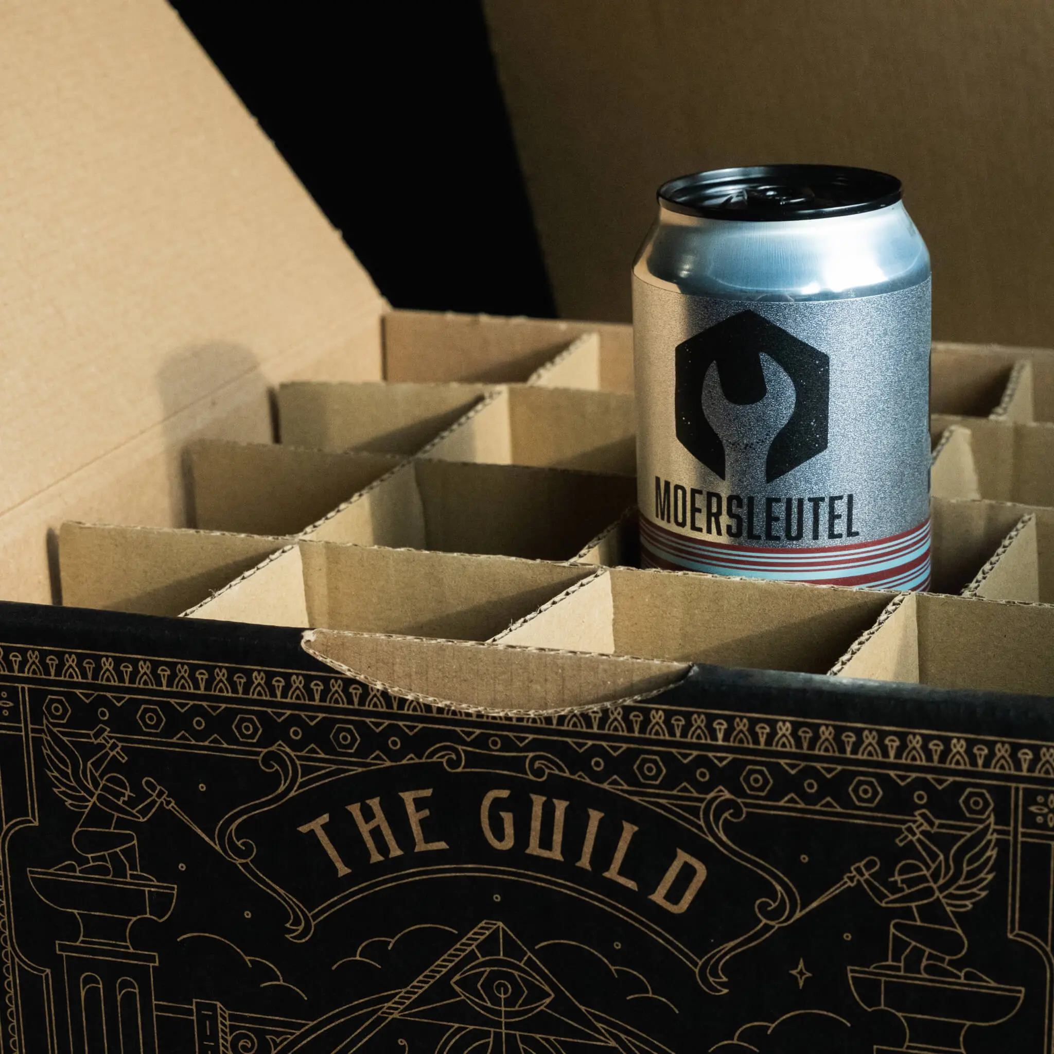 Moersleutel Guild Box October 2025 – the new Barcode barrel aged stout sneakpreview