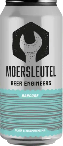 Product image for Barcode Silver & Aquamarine